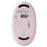 BENWIS OT-CMS-WH Crystal Mouse Silent Wireless Bluetooth-compatible / 2.4GHz Dual Mode Mice - Pink - 3