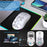 HXSJ T26  Wireless Mouse Bluetooth5.1 + 2.4Ghz Dual Modes 4800 DPI RGB Backlit Mouse - White - 2