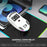 HXSJ T26  Wireless Mouse Bluetooth5.1 + 2.4Ghz Dual Modes 4800 DPI RGB Backlit Mouse - White - 6