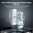 M133 Transparent Bluetooth-compatible / 2.4G Wireless Gaming Mouse RGB Light Computer Laptop Mice (CE Certified) - Blue - 2