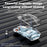 M133 Transparent Bluetooth-compatible / 2.4G Wireless Gaming Mouse RGB Light Computer Laptop Mice (CE Certified) - Blue - 5