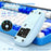 M233 Transparent Mouse Wireless Bluetooth-compatible Three Mode Silent Mice for PC Laptop (CE Certified) - Blue - 2