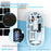 M233 Transparent Mouse Wireless Bluetooth-compatible Three Mode Silent Mice for PC Laptop (CE Certified) - Blue - 3