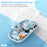 M233 Transparent Mouse Wireless Bluetooth-compatible Three Mode Silent Mice for PC Laptop (CE Certified) - Blue - 4