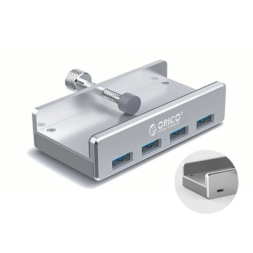 ORICO MH4PU-P Aluminum Alloy 4 Ports USB3.0 Clip-type Hub - 1