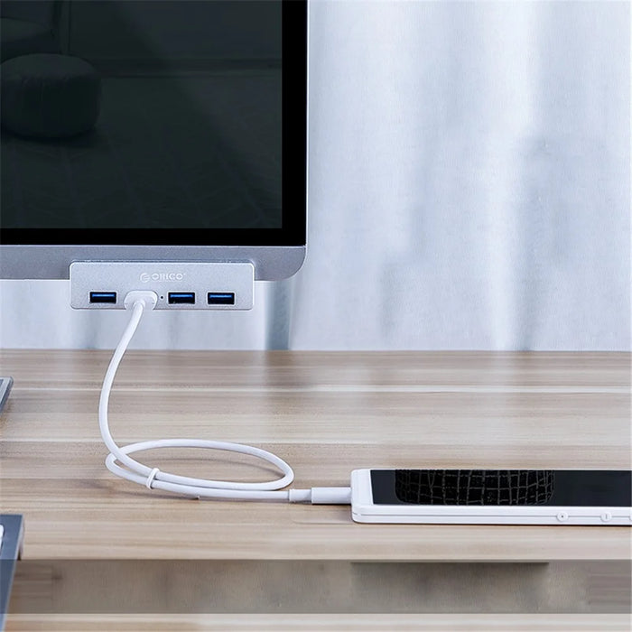 ORICO MH4PU-P Aluminum Alloy 4 Ports USB3.0 Clip-type Hub - 7