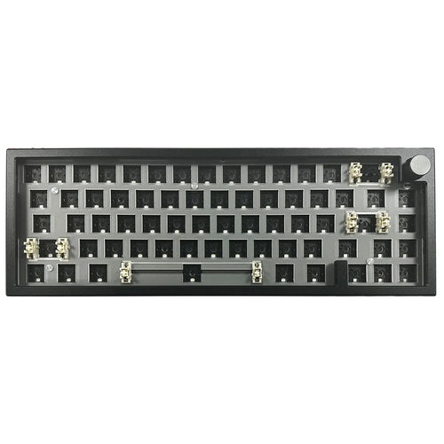 LMK66 Wireless+USB Wired+Bluetooth-compatible Mechanical Keyboard Kit with RGB Backlight - 1