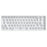 68-Key Hot Swappable Wireless+USB Wired+Bluetooth-compatible Mechanical Keyboard Kit - White - 1