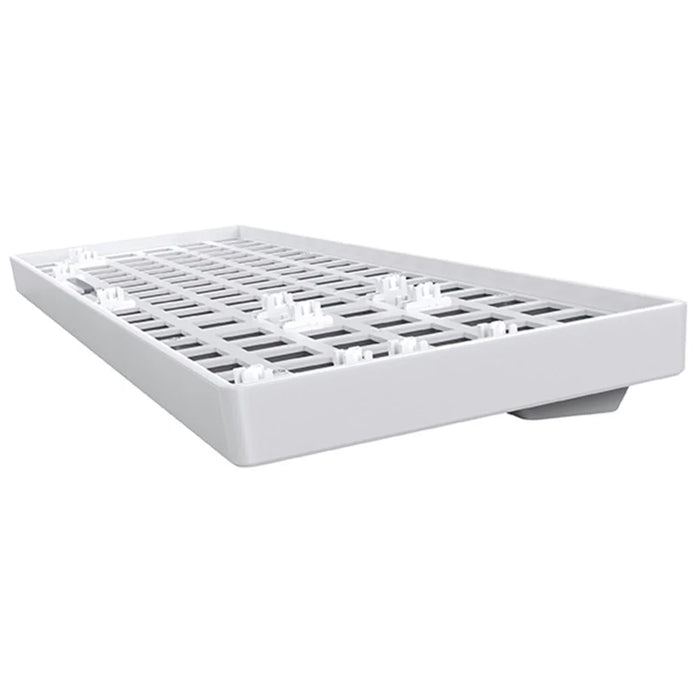 68-Key Hot Swappable Wireless+USB Wired+Bluetooth-compatible Mechanical Keyboard Kit - White - 3