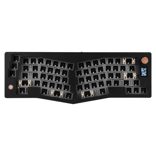 ABM066 2.4G Wireless+USB Wired+Bluetooth-compatible Mechanical Gasket-mount Keyboard Kit - Black - 1
