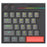 TEAM WOLF HK25 Magnetic Axis Mechanical Keyboard One-Handed Operation Gaming Keypad - Black - 1