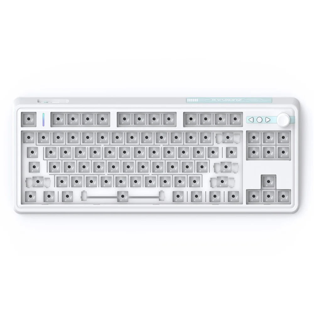 LS01 RGB Keyboard Kit Hot Swap Bluetooth+USB-C Wired+2.4G Wireless Mechanical Keyboard - 1