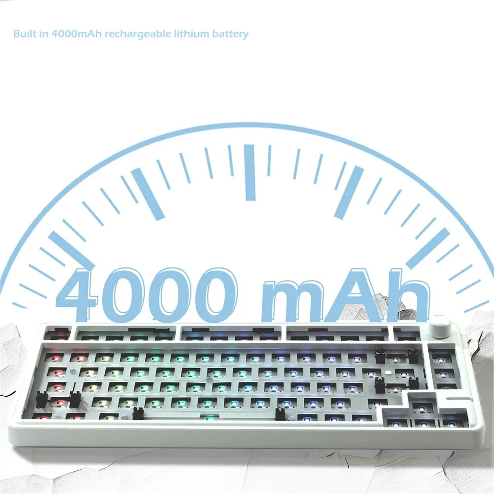 LS02 Gasket-Mounted Mechanical Keyboard Kit Support Bluetooth-compatible / Wired / Wireless Connection - 3