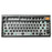 GMK81 RGB Backlight Hot Swappable Wireless+USB-C Wired+Bluetooth-compatible Mechanical Keyboard Kit - Black - 1