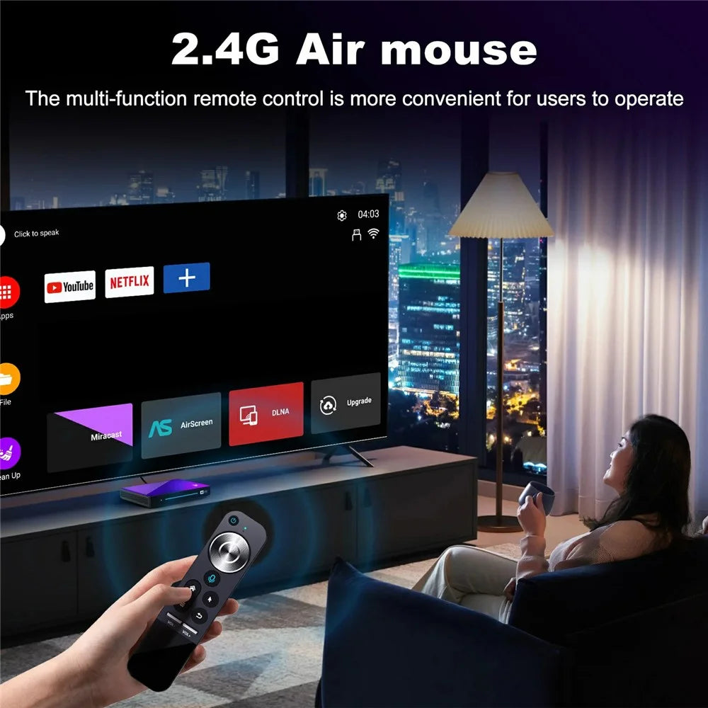 H96 Max M9 Set Top Box Android 14.0 8GB RAM 128GB ROM WiFi6 1000M LAN BT5.4 TV Box - US Plug - 6