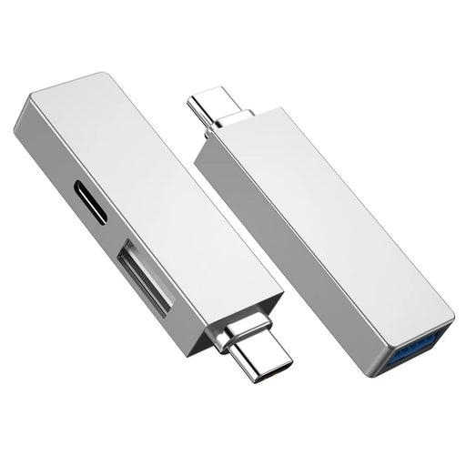 WIWU Alpha T02 Pro Type-C Male to PD USB-C + Dual USB Female Adapter 3-In-1 Converter - 1