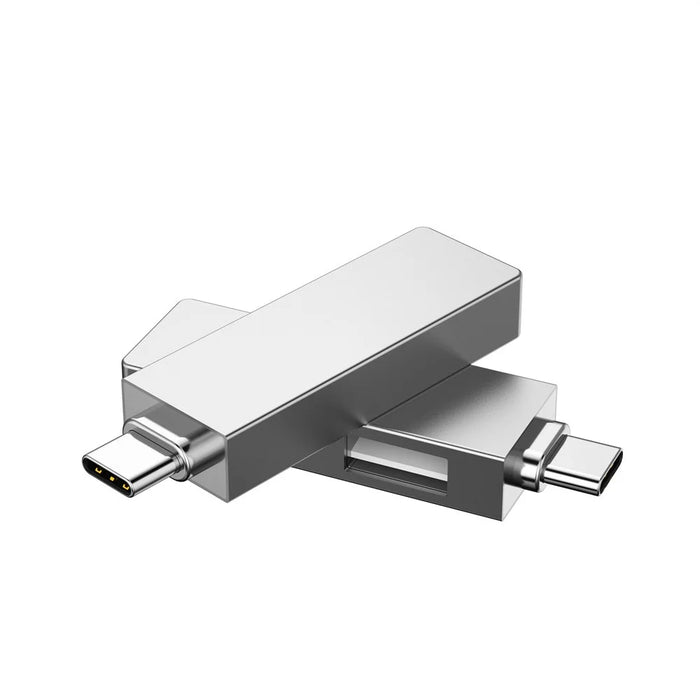 WIWU Alpha T02 Pro Type-C Male to PD USB-C + Dual USB Female Adapter 3-In-1 Converter - 5