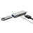 WIWU Alpha T02 Pro Type-C Male to PD USB-C + Dual USB Female Adapter 3-In-1 Converter - 6