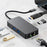 2308 6-in-1 USB Hub Type-C to RJ45 Gigabit + USB3.2x3 + 4K 60Hz HD + PD 100W Type-C Adapter - 3