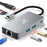 2402 Multi-Port Type-C Hub Adapter to 2xUSB 3.2+HD+2xCard Reader+PD 100W+RJ45 2.5Gbps Ethernet - 3