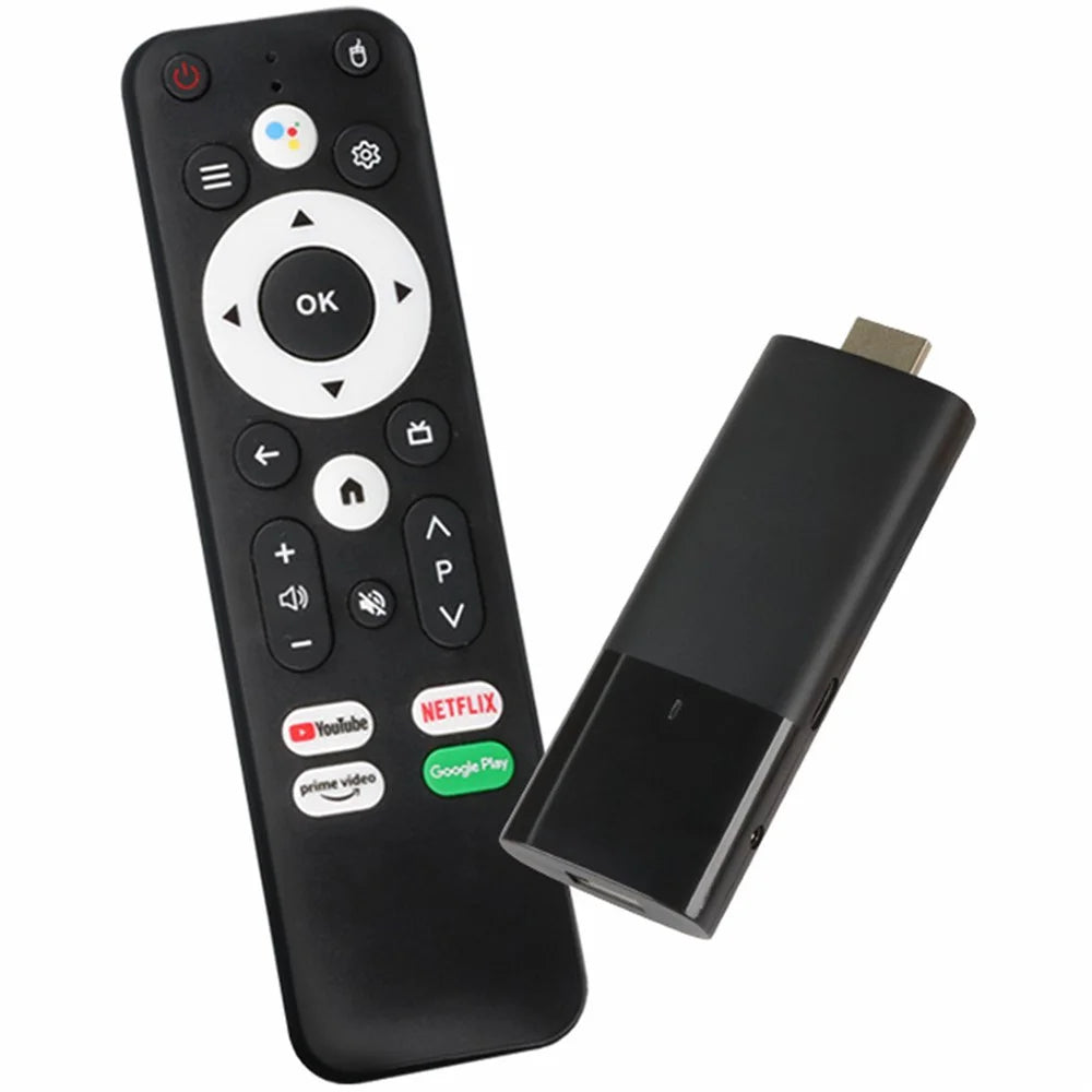 S01 2+16GB Remote Control 10bit HD TV Stick Android 2.4G / 5G Dual-Band WiFi Bluetooth-compatible Media Player - EU Plug - 1