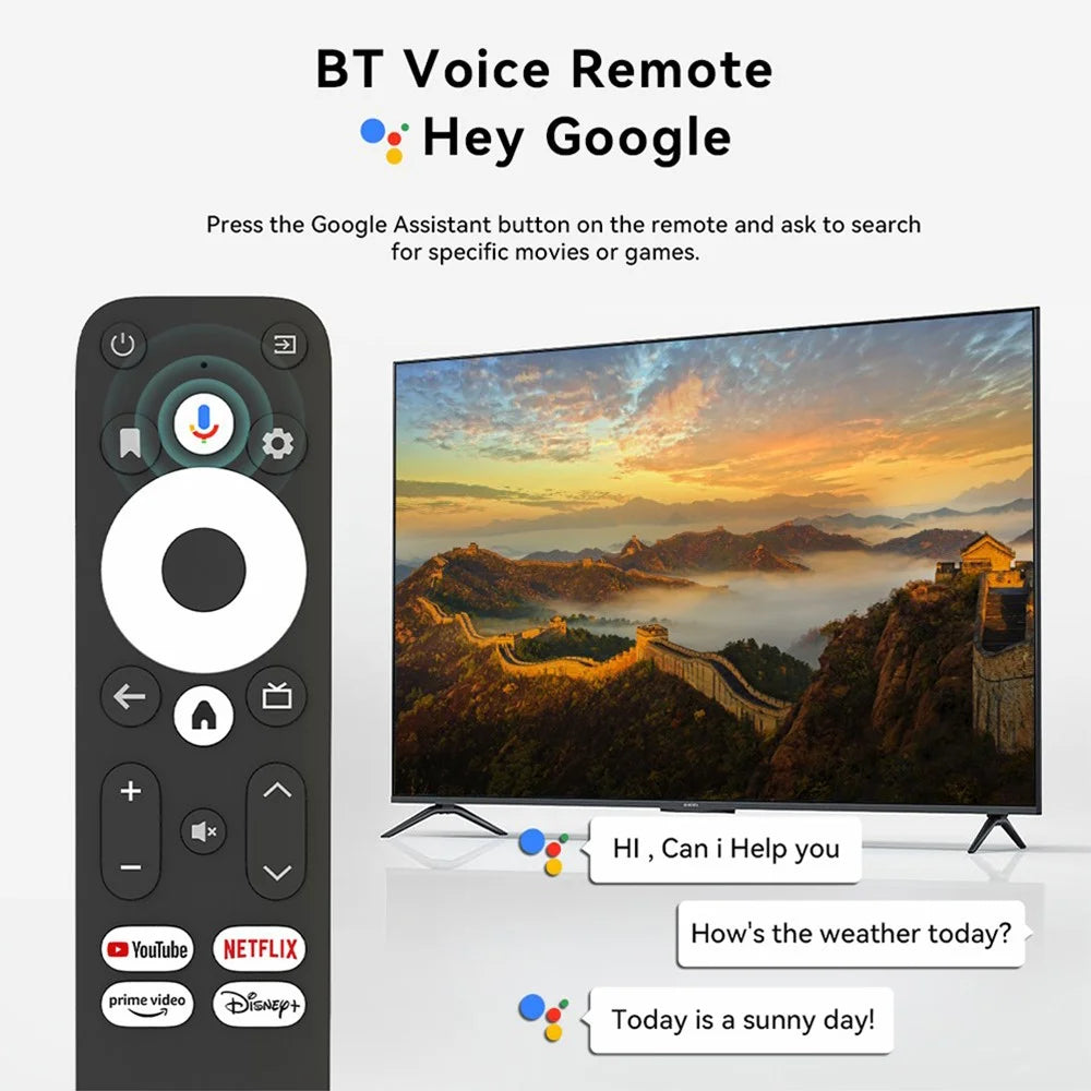DCOLOR GD1 2G+16G Android 14 TV Stick 4K HD Streaming Device Google Chromecast TV Setup Box - 6