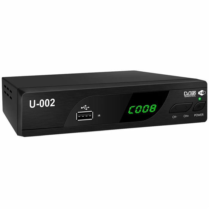 H.264 DVB-T2 U-002 WiFi TV Box Smart 1080P TV Box - US Plug - 2