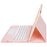 AM24-A For Lenovo Tab P12 Keyboard with Touchpad + Ultra-Thin Leather Tablet Cover - Pink - 4