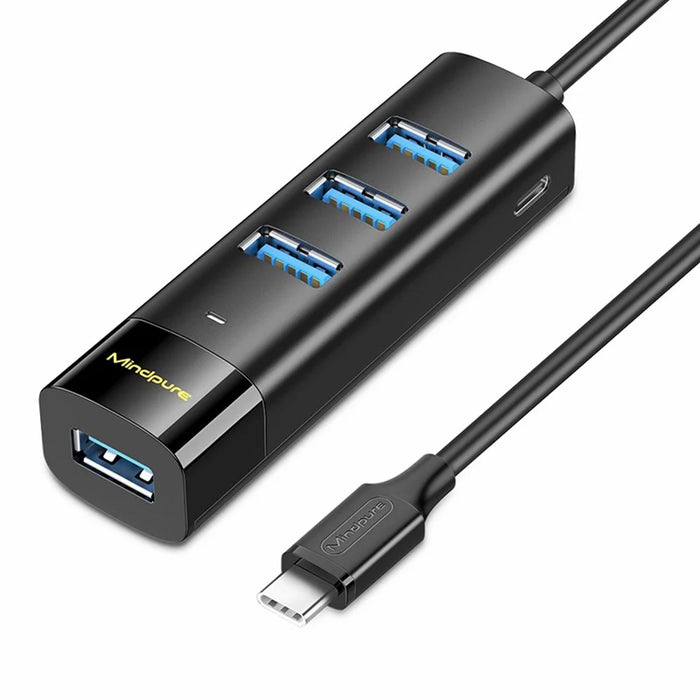 MINDPURE US023 1.5m Type-C to USB 3.0 4-Port Hub High Speed Laptop Docking Station - 1