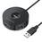 MINDPURE US018 1m USB to 4 X USB2.0 Docking Station Laptop Computer USB Hub Adapter - Black - 1