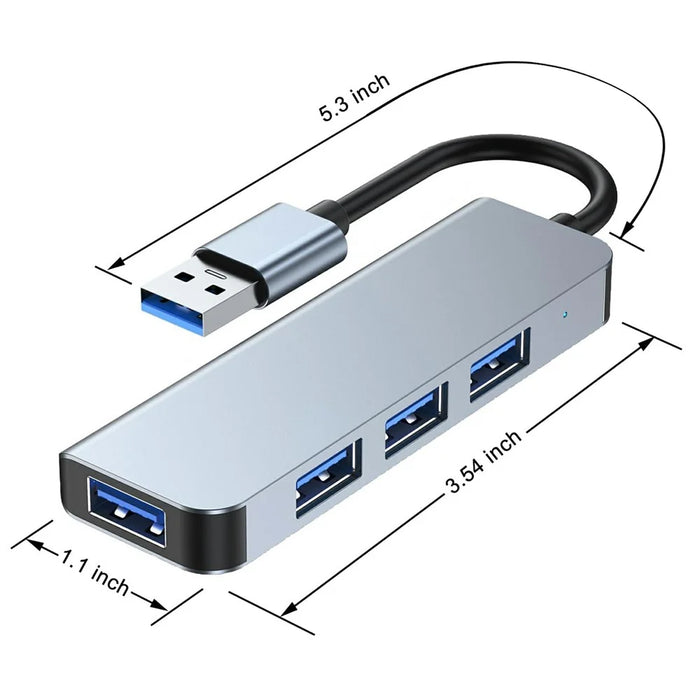 2013U 4-in-1 USB 3.0 Hub 1x USB 3.0 + 3x USB 2.0 Docking Station 4-port Expansion Adapter - 6