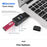 HUB19 Duckbill Shape Mini USB Splitter 4-port USB Hub Extender, USB3.0x1 + USB2.0x3 - 4