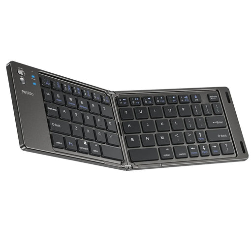 YESIDO KB27 Ultra Slim Mini Two-Fold Bluetooth-compatible Keyboard for Macos Windows iOS - 1