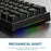 Y-FRUITFUL K33 61 Keys Type C Hot Swappable Mechanical Gaming Keyboard with RGB Light - Black - 4