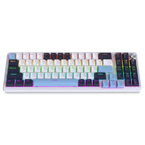 Y-FRUITFUL K78 Mechanical Keyboard 78 Keys RGB Backlit Wired Gaming Office Computer Keyboard - Blue - 1