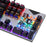 Y-FRUITFUL K137 Wired Mechanical Keyboard 104 Keys RGB Backlit Blue  /  Red Switch Gaming Keyboard - Black - 3