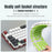 Y-FRUITFUL K102 102 Keys Tri-Mode Keyboard Gasket Structure Mechanical Gaming Keyboard with RGB Light - Titanium Blue - 7