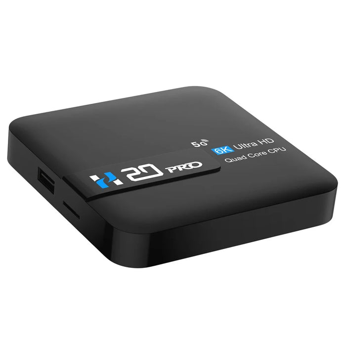 H20 Pro Smart TV Box Android 10.0 6K Ultra HD Media Player with Remote Control - EU Plug - 4