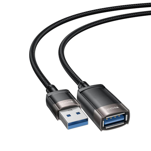 YESIDO GS26 1.5m USB 2.0 Extension Cable 480Mbps High Speed TPE Wire for Keyboard / Mouse / Printer - 1