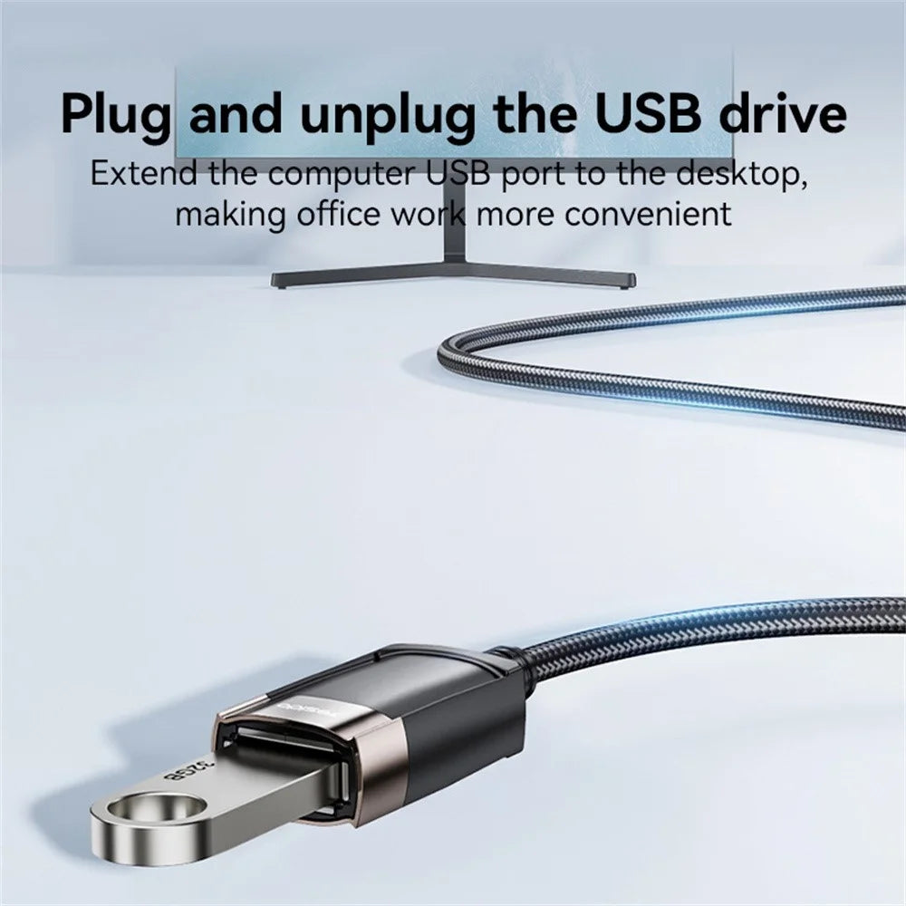 YESIDO GS26 1.5m USB 2.0 Extension Cable 480Mbps High Speed TPE Wire for Keyboard / Mouse / Printer - 6