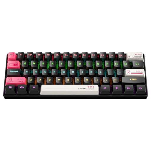 ONIKUMA G55 61 Keys Wired Keyboard with RGB Light Mechanical Gaming Keyboard for PC / Mac / Linux - 1