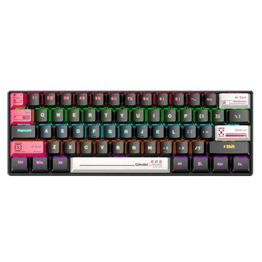 ONIKUMA G55 61 Keys Wired Keyboard with RGB Light Mechanical Gaming Keyboard for PC / Mac / Linux - 2