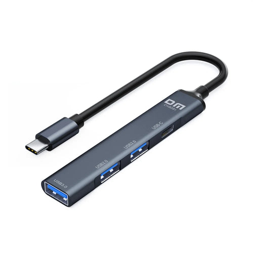 CHB081 4 in 1 Type-C Hub USB-C to USB 3.0 2xUSB 2.0 Port High Speed Type-C Charging Multiport Adapter - 1