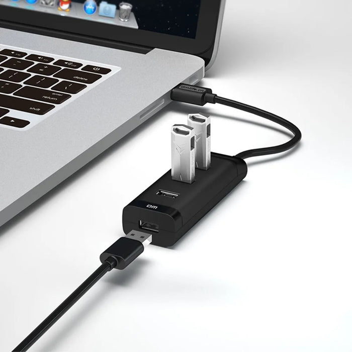DM CHB006 4 Ports USB 2.0 Extension Hub High Speed Splitter for U Disk / Hard Drive / Mouse / Keyboard - 3