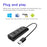DM CHB006 4 Ports USB 2.0 Extension Hub High Speed Splitter for U Disk / Hard Drive / Mouse / Keyboard - 7