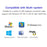 DM CHB018 USB 2.0 to RJ45 Ethernet Adapter with 30cm Cable 100Mbps Network Converter for Laptops - 7