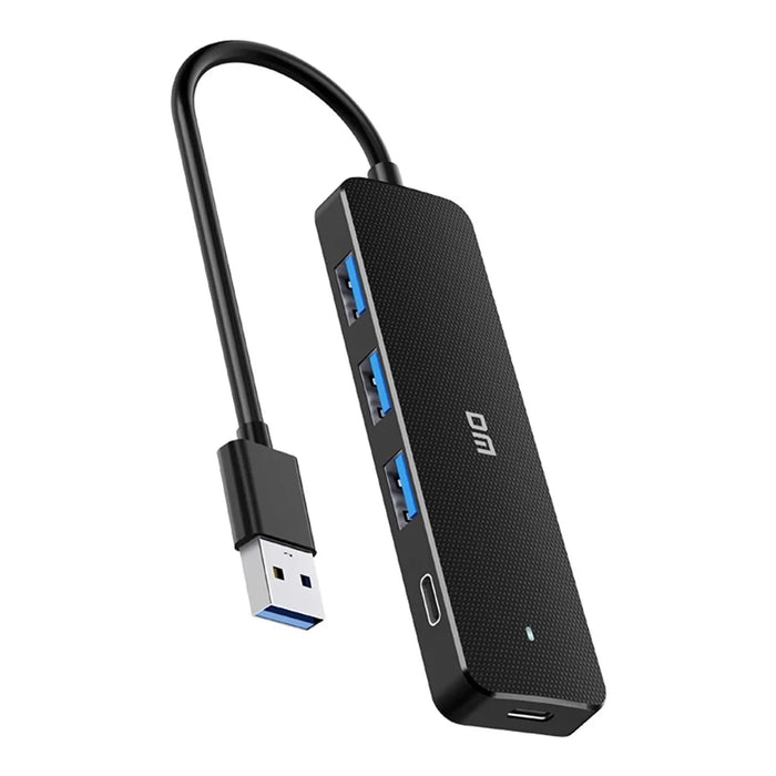 DM CHB037 4 Port USB Hub USB 3.2 High Speed 5Gbps Data Transfer Adapter For Multiple Devices - 2