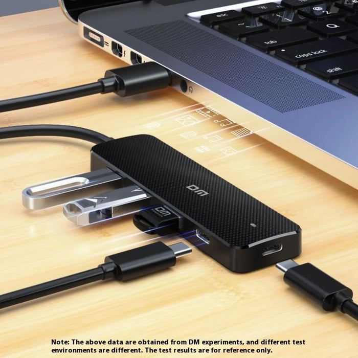 DM CHB037 4 Port USB Hub USB 3.2 High Speed 5Gbps Data Transfer Adapter For Multiple Devices - 6