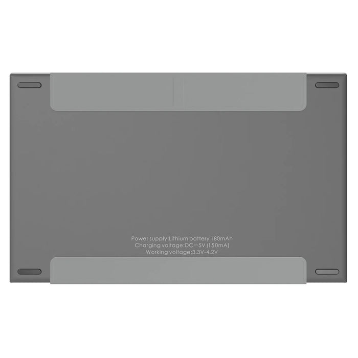 KF86 MAX Foldable Wireless Bluetooth-Compatible Keyboard with Touchpad + Leather Case - Grey - 4