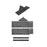 KF86 MAX Foldable Wireless Bluetooth-Compatible Keyboard with Touchpad + Leather Case - Grey - 5